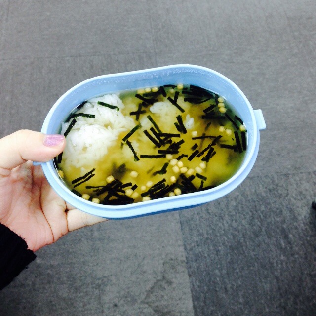 加了日式料包再加熱開水