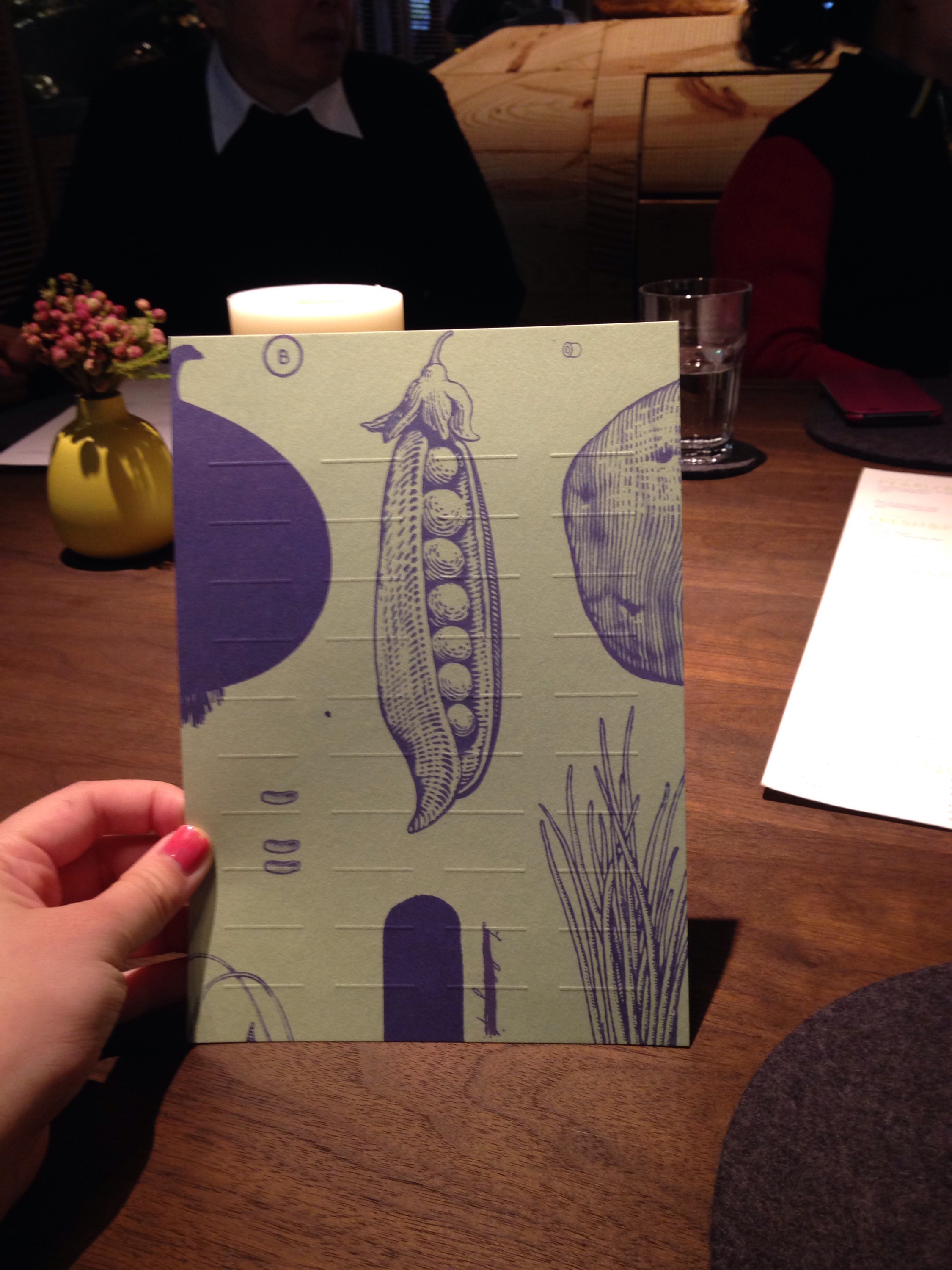 菜單--按照江振誠的方式呈現