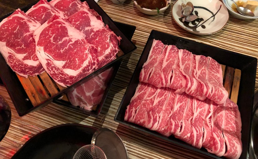 台北必吃景點 上引水產 樂烹-清淡小火鍋 專吃好食材&nbsp;厚切美國牛小排肉片